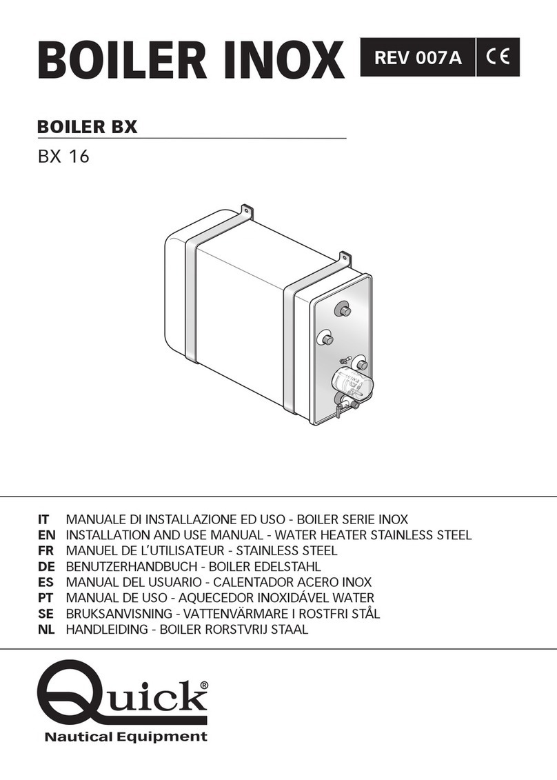 Quick BX 16 Installation and use manual