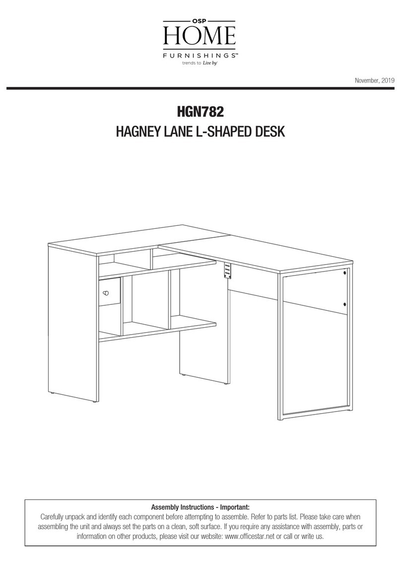 OSP Home Furnishings HGN782 Assembly instructions OSP Home Furnishings HGN782 Assembly instructions