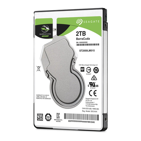 Seagate BARRACUDA ST2000LM015 User manual