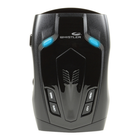 Whistler GT-438Xi User manual Whistler GT-438Xi User manual