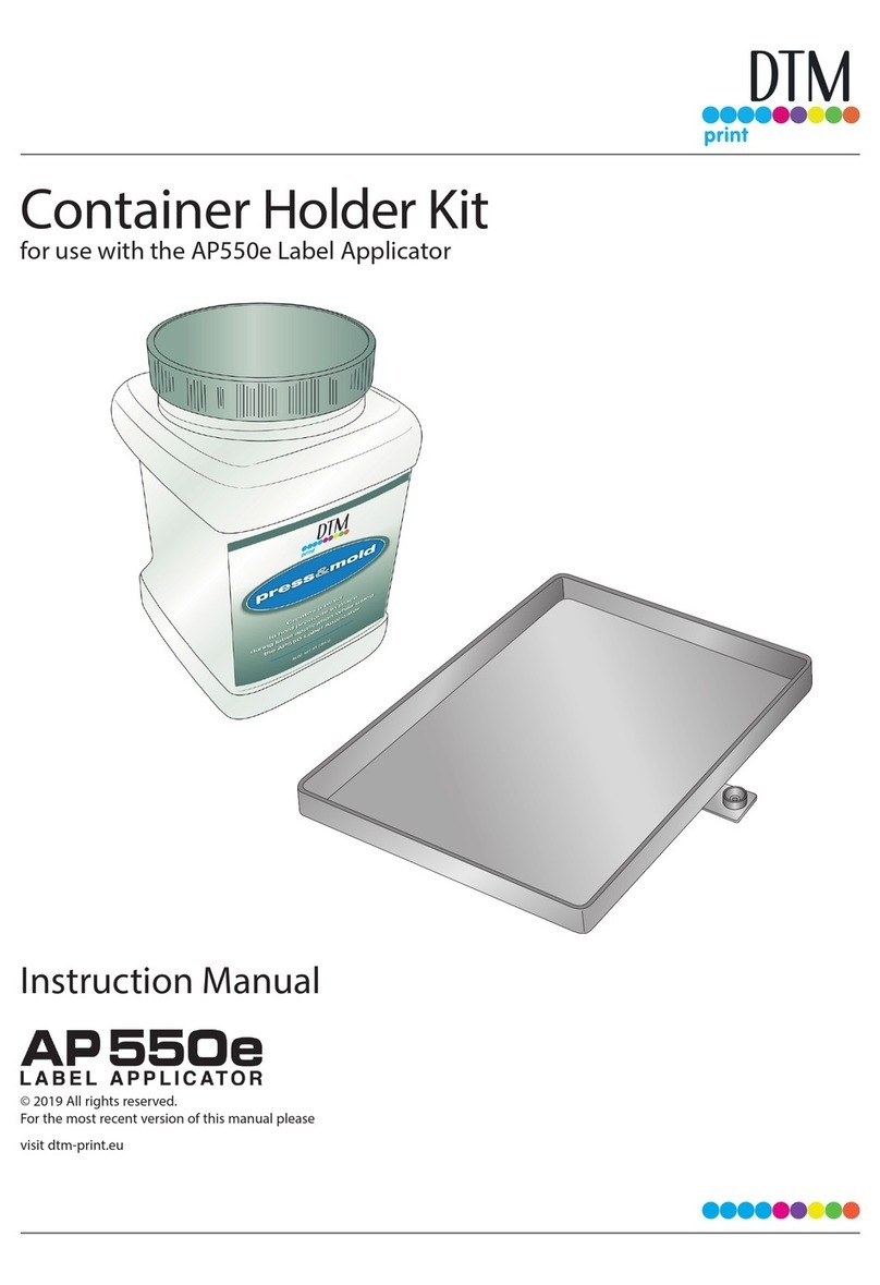 DTM Print 74398 instruction manual