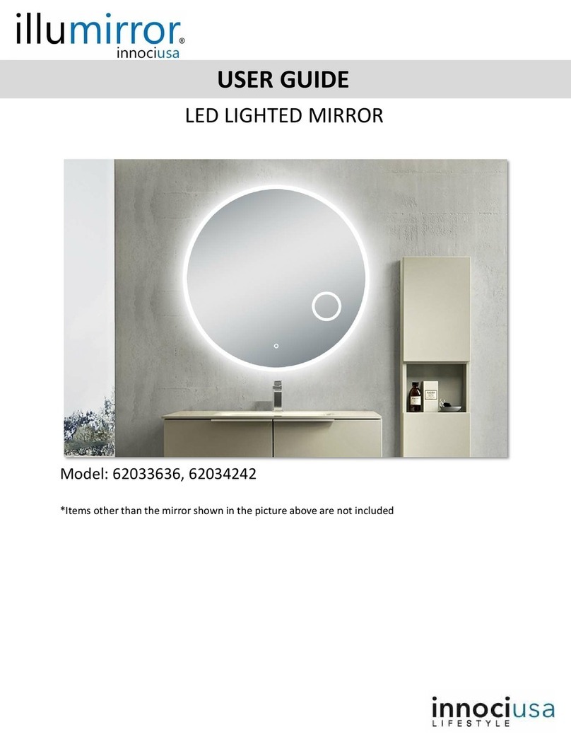Innoci-USA Illumirror 62033636 user guide