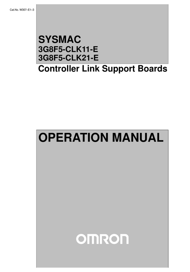 Omron SYSMAC 3G8F5-CLK11-E User manual