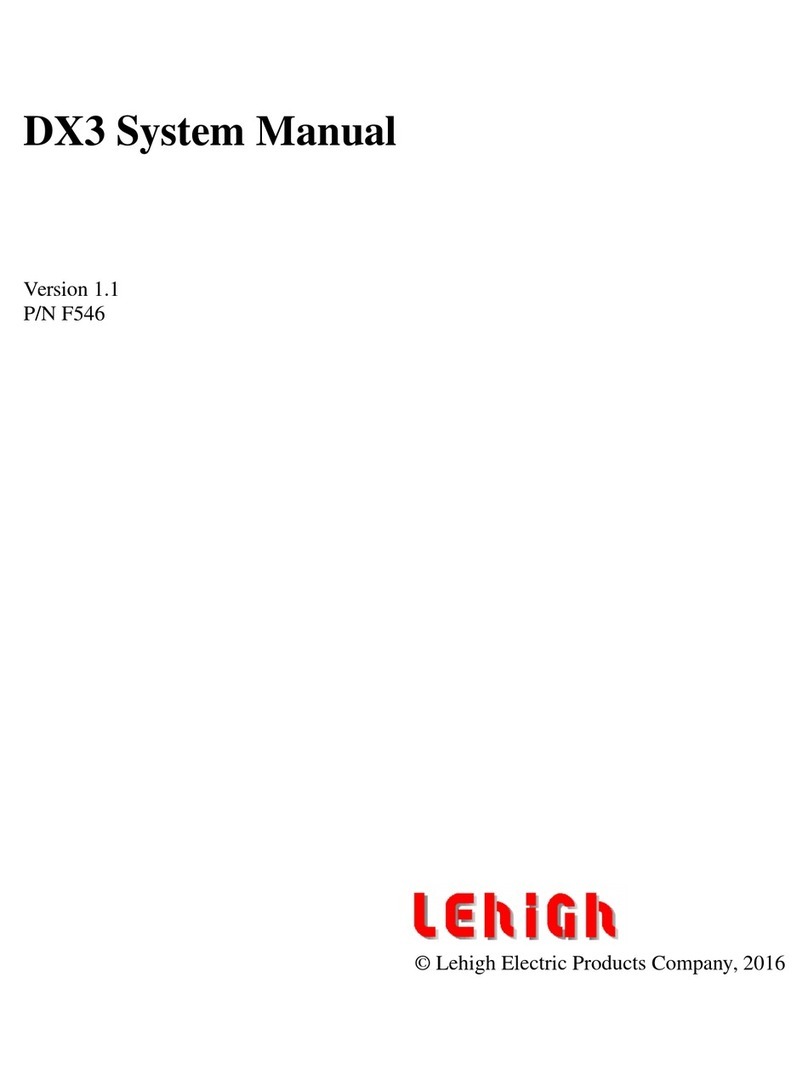 Lehigh DX3 manual