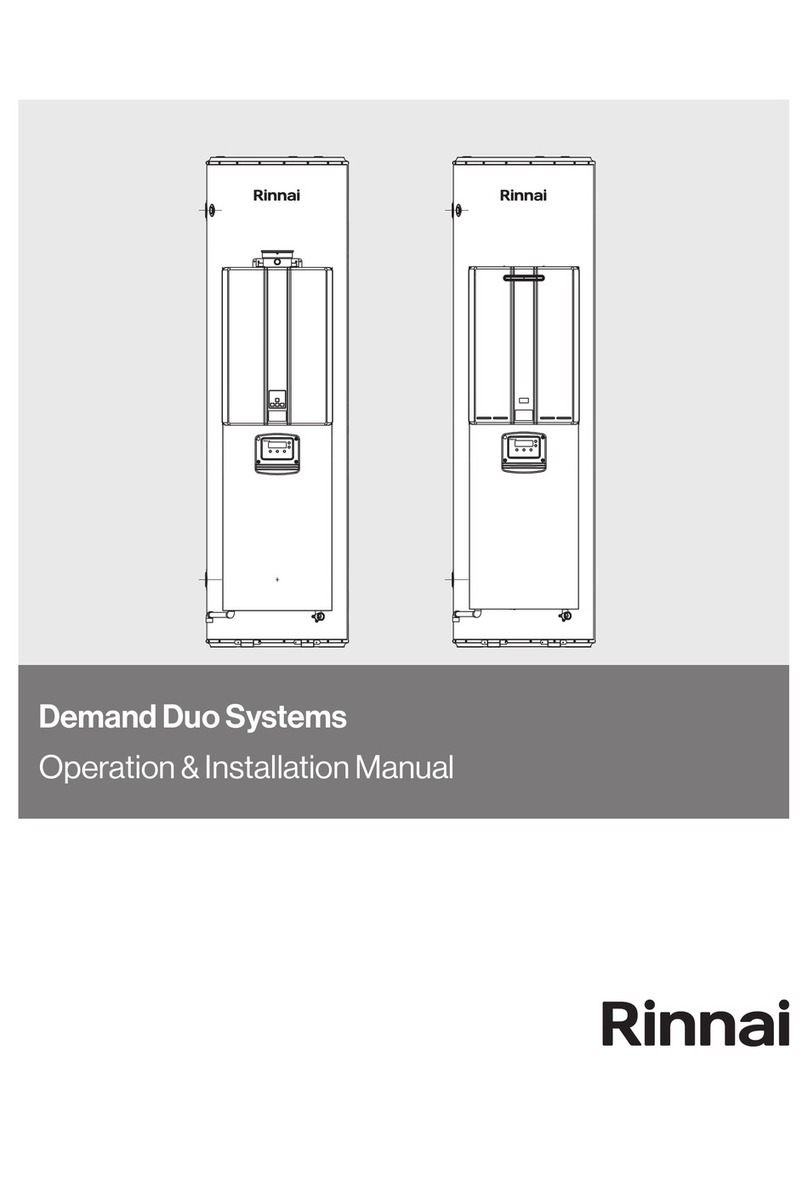 Rinnai Demand Duo User manual