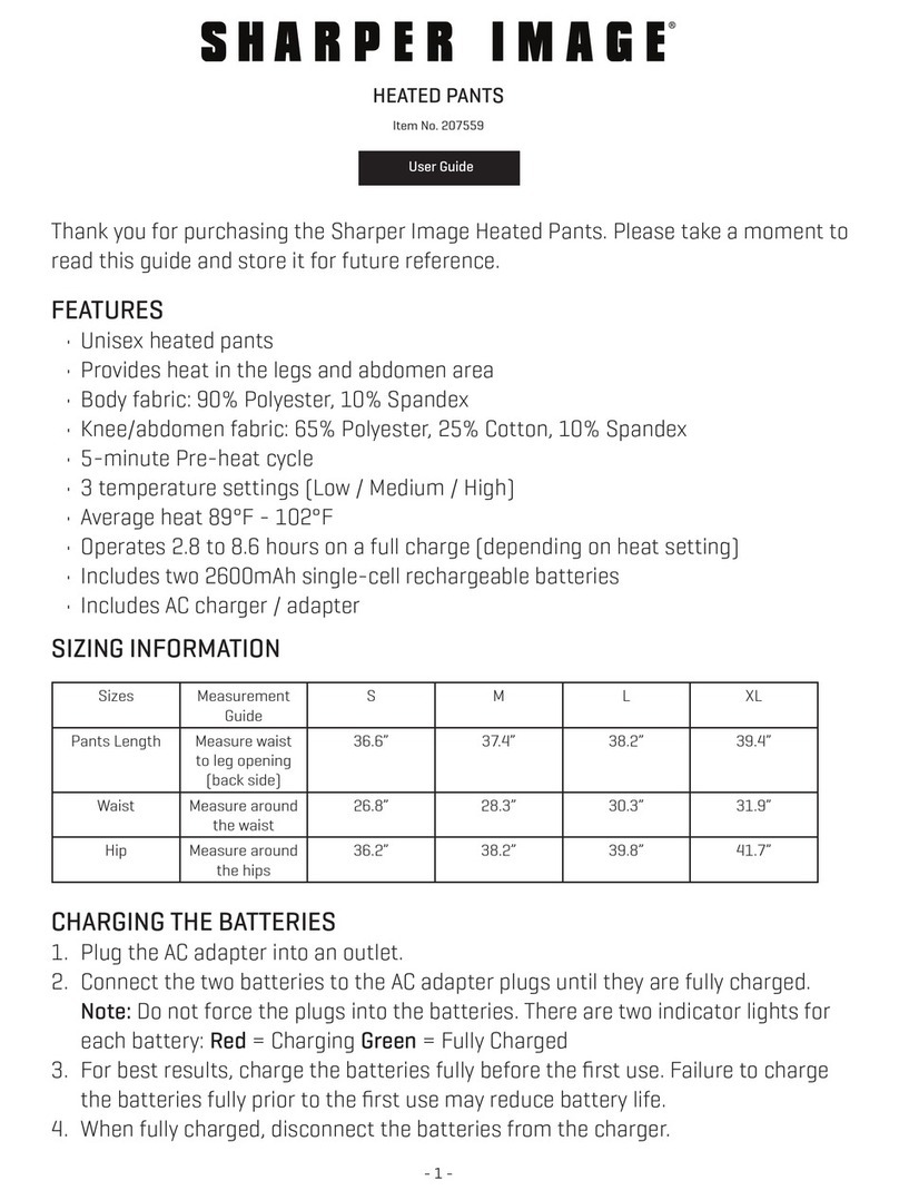 Sharper Image 207559 user guide