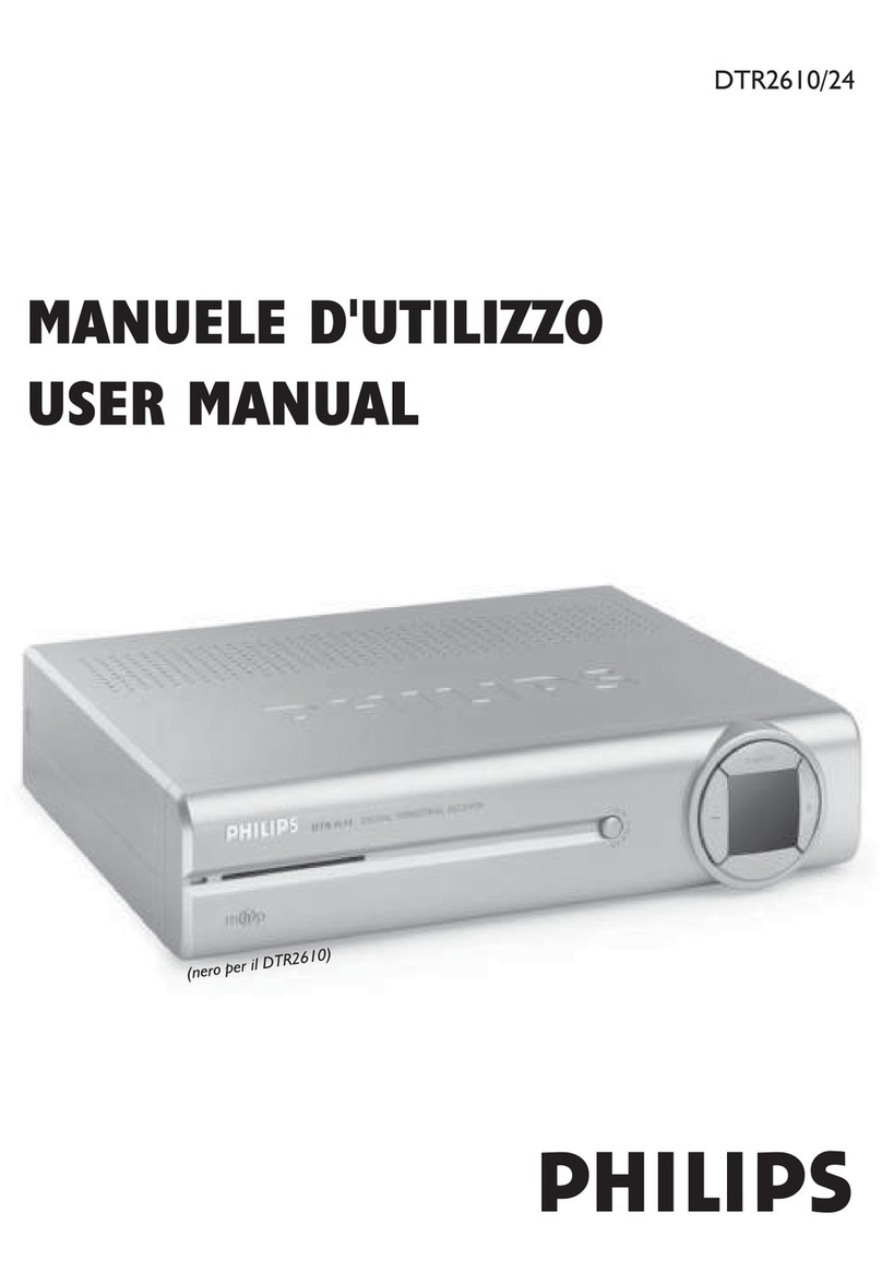 Philips DTR2610 user manual