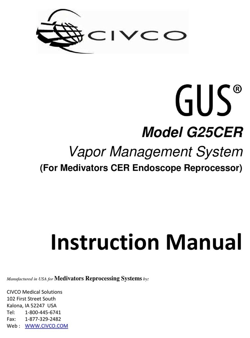 Civco GUS G25CER instruction manual