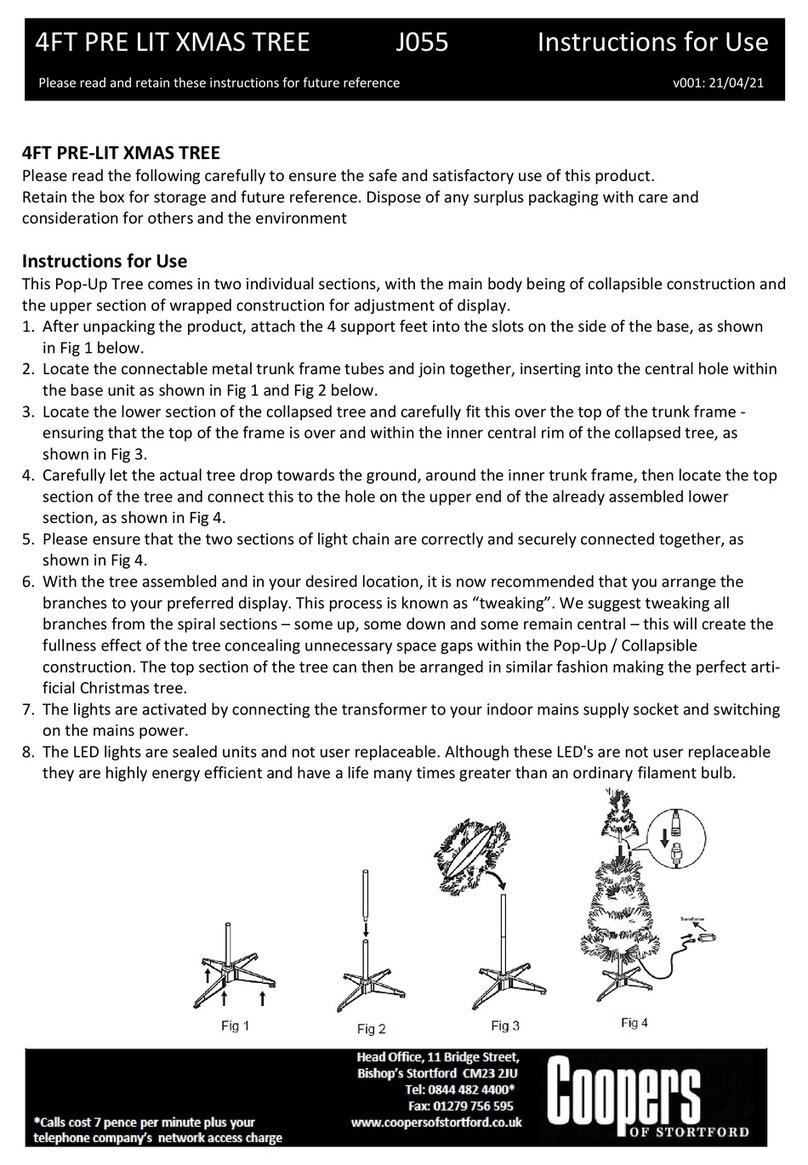 Coopers of Stortford J055 User manual