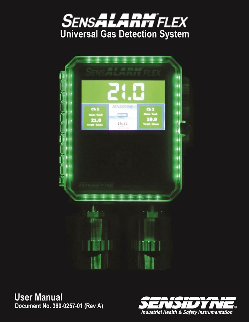 Sensidyne SENSALARM FLEX User manual