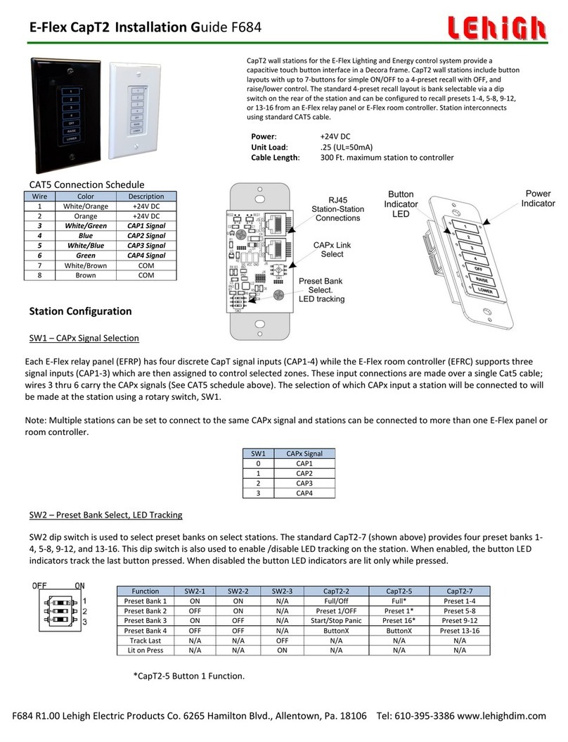 Lehigh E-Flex CapT2 User manual