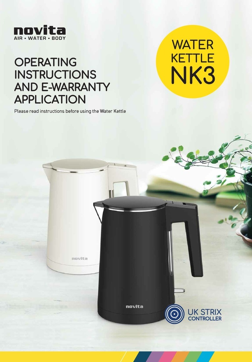 Novita NK3 operating instructions