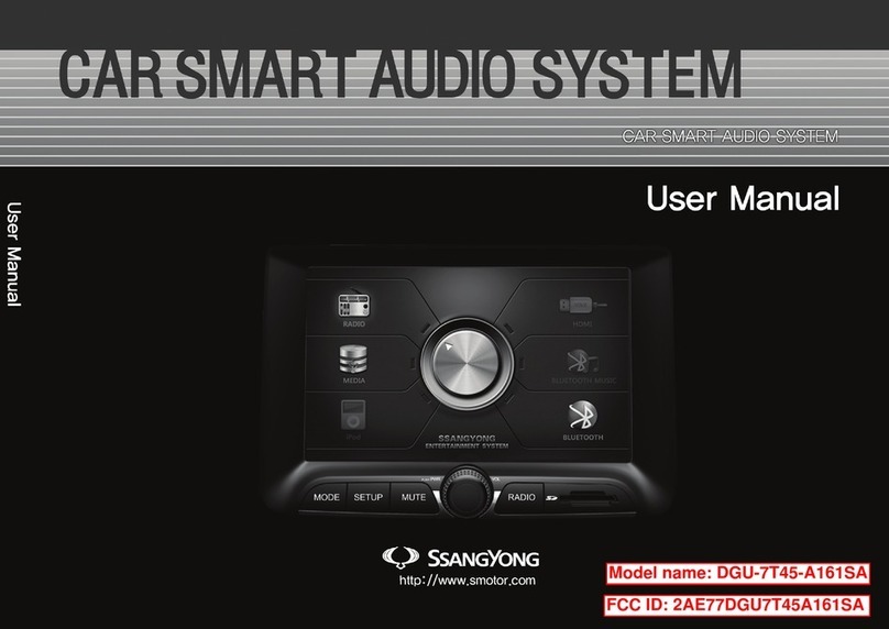 SSANGYONG DGU-7T45-A161SA user manual