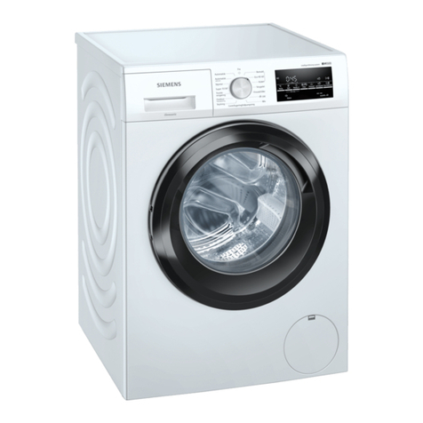 Siemens WM14SE9DN User manual Siemens WM14SE9DN User manual