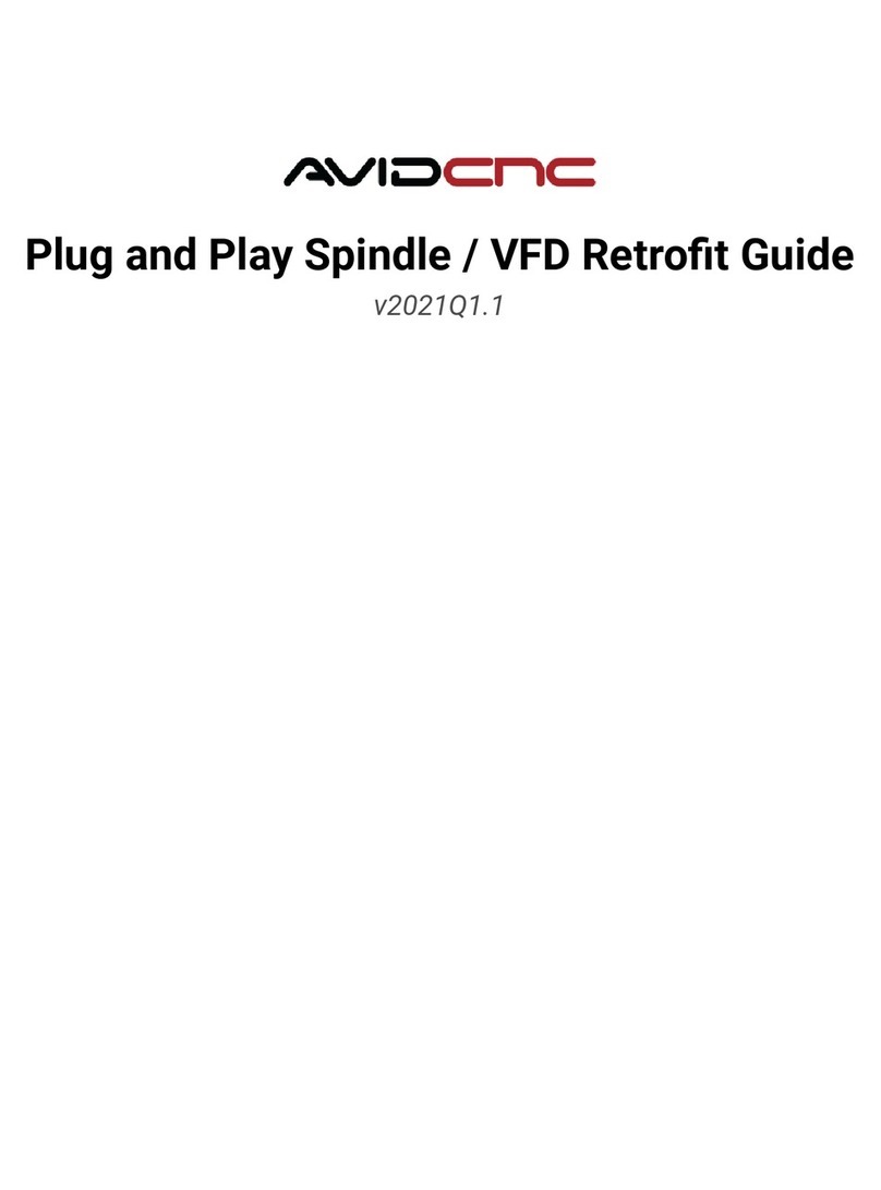 Avid CNC 3 HP User manual