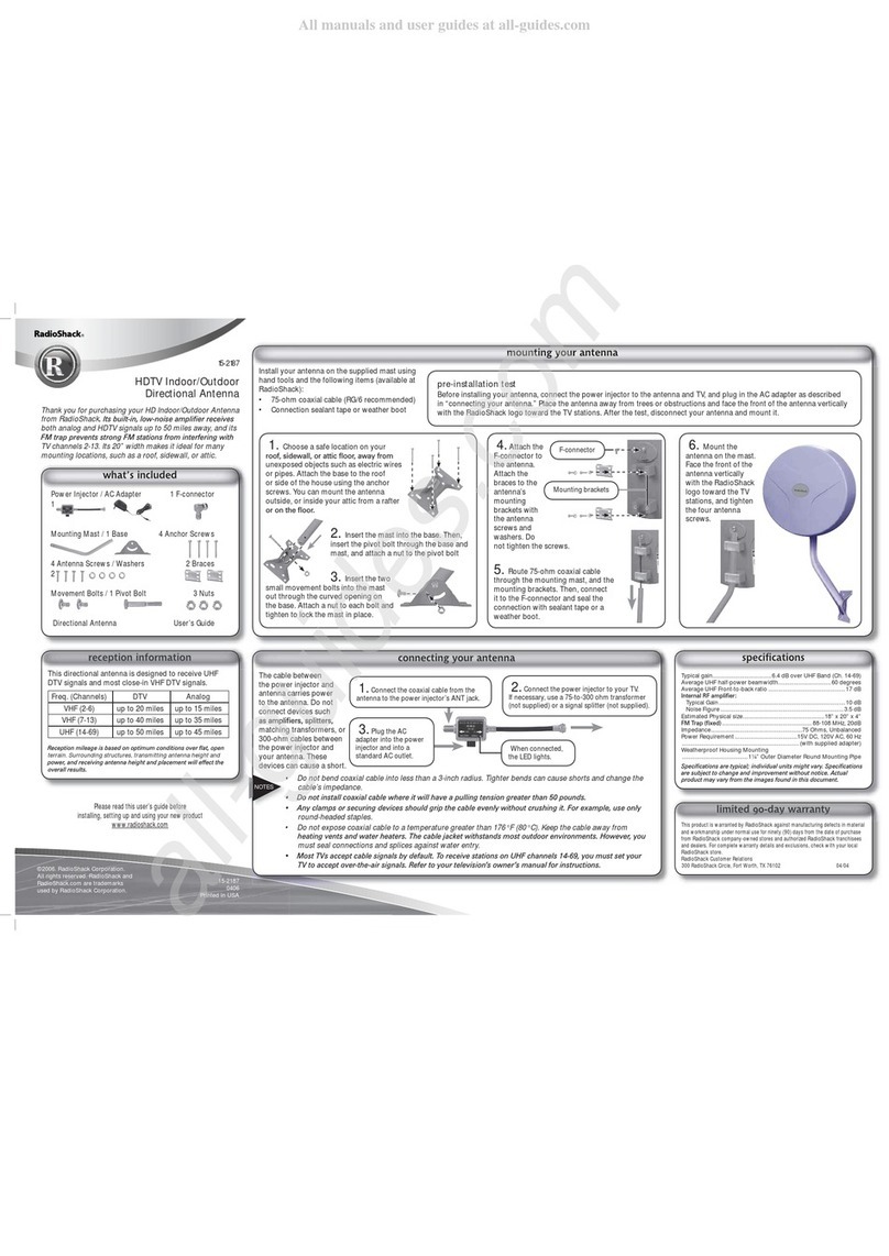 Radio Shack 14-69 User manual Radio Shack 14-69 User manual