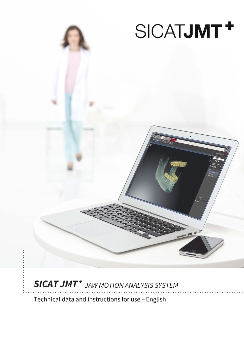 SICAT JMT+ Technical data and instructions for use