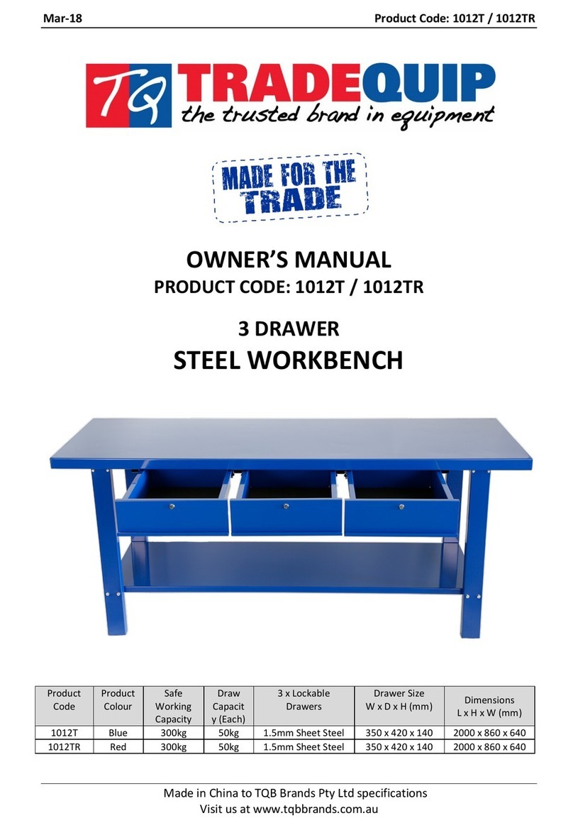 TradeQuip 1012T User manual