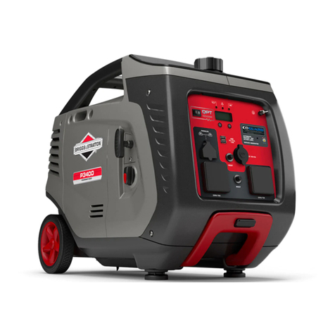 Briggs & Stratton PowerSmart P3400 Operator's manual
