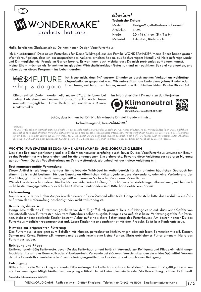 WONDERMAKE cibarium1 user manual
