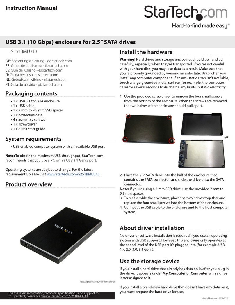 StarTech.com S251BMU313 instruction manual