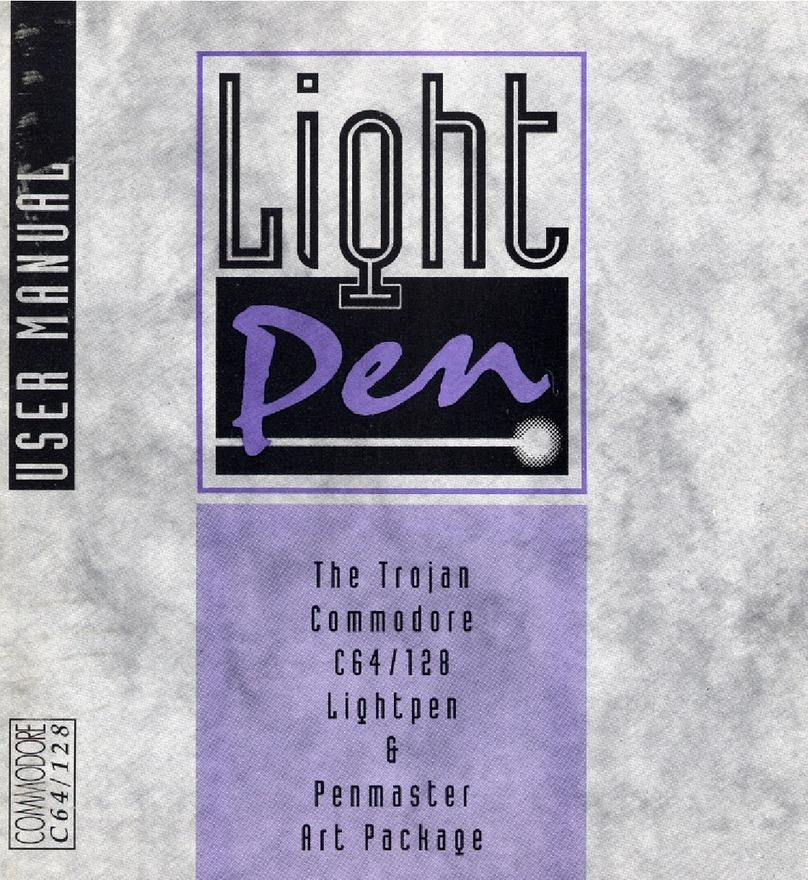 Commodore Trojan Lightpen user manual