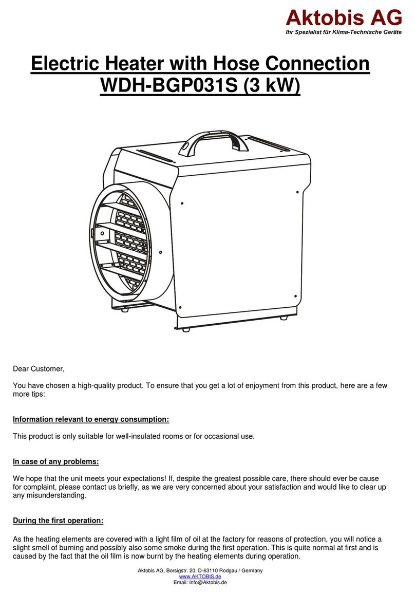 Aktobis WDH-BGP031S User manual