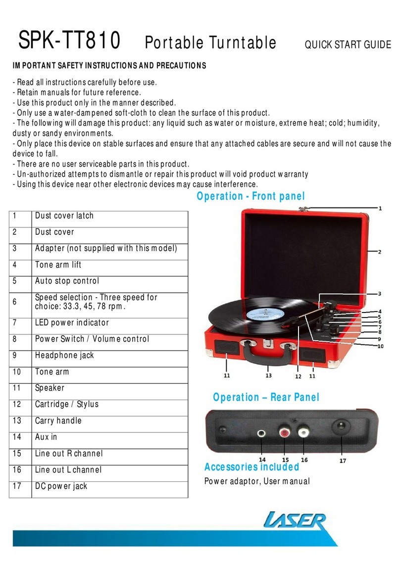 Laser SPK-TT810 User manual