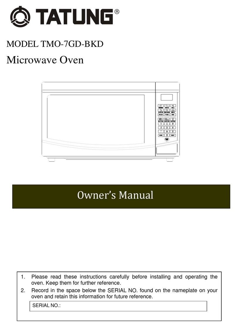 Tatung TMO-7GD-BKD owner's manual
