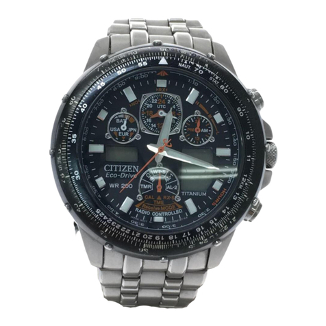 Citizen U600 User manual Citizen U600 User manual