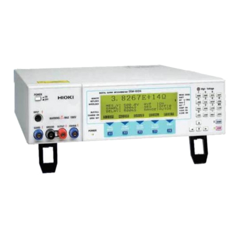Hioki DSM-8104 User manual