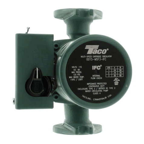 Taco Comfort Solutions 0015-MSF-IFC instruction sheet Taco Comfort Solutions 0015-MSF-IFC instruction sheet