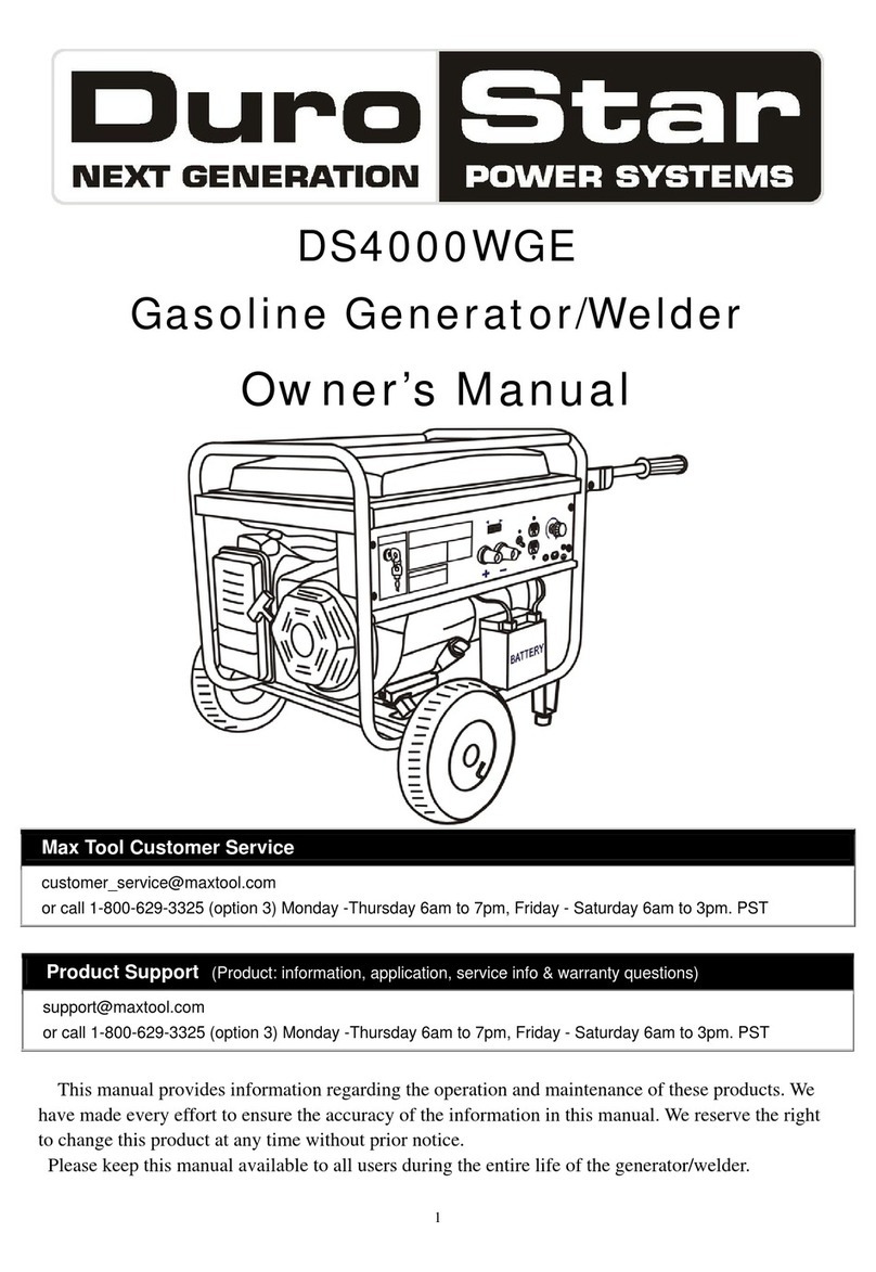 DuroStar DS4000WGE owner's manual