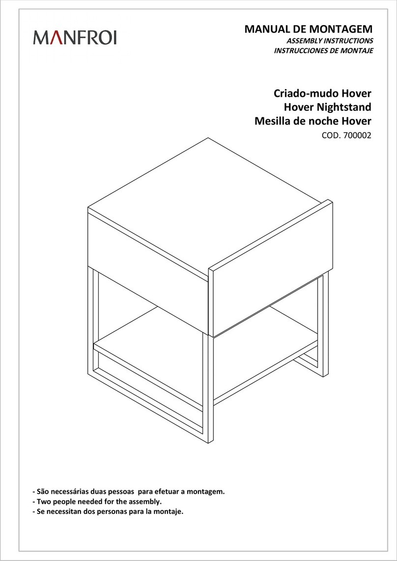 Manfroi 700002 Assembly instructions