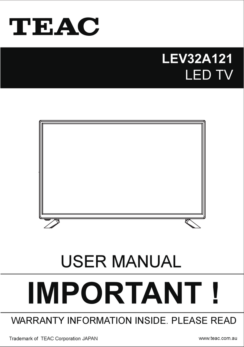 Teac LEV32A121 User manual