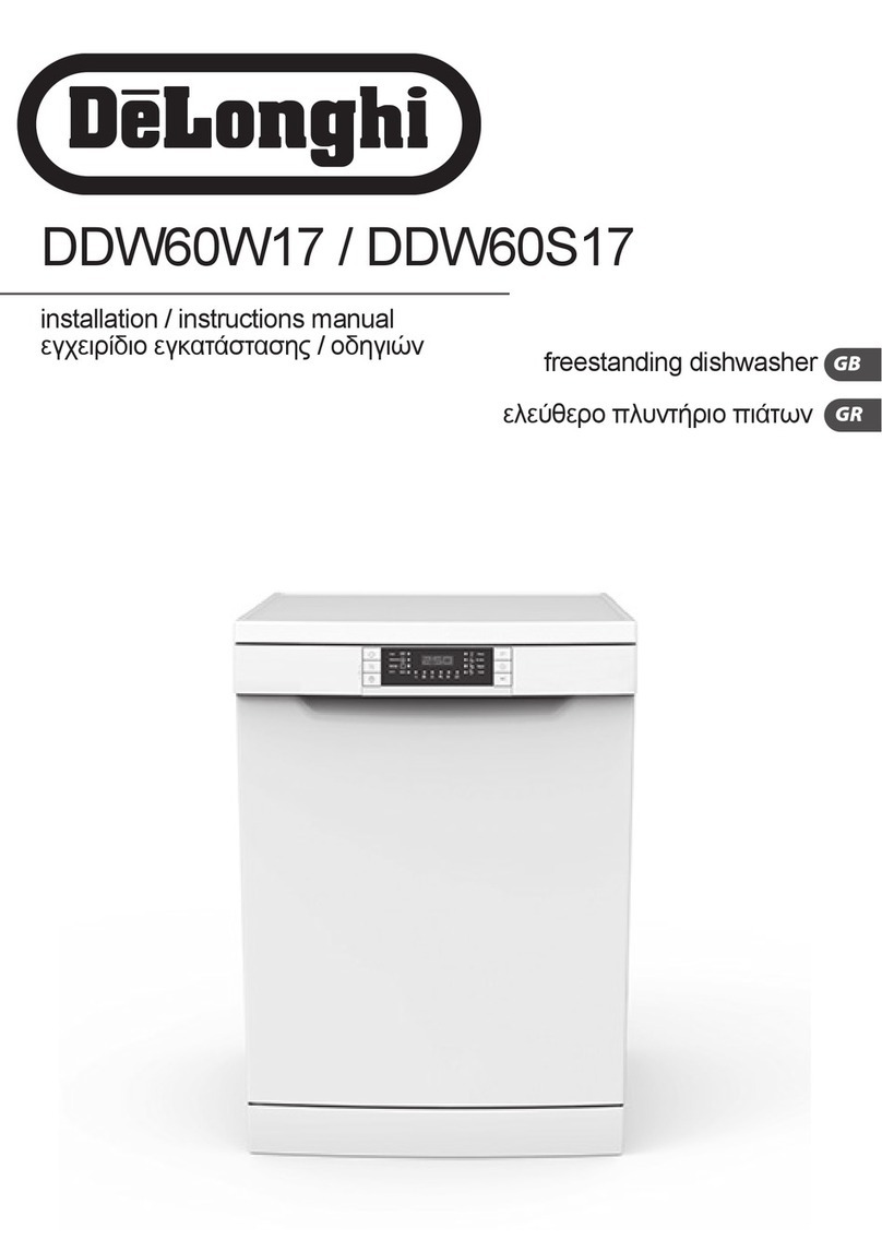 DeLonghi DDW60W17 Installation instructions manual