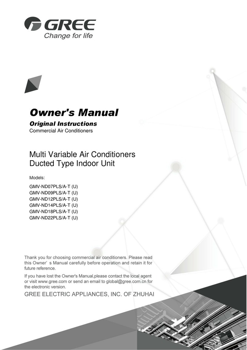 Gree ULTRA heating GMVND07PLS/A-T User manual