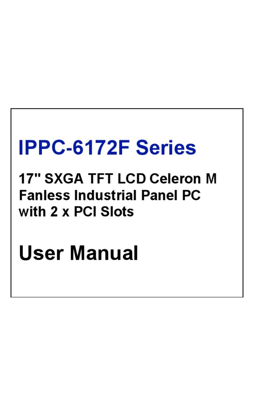 Advantech IPPC-6172F Series User manual