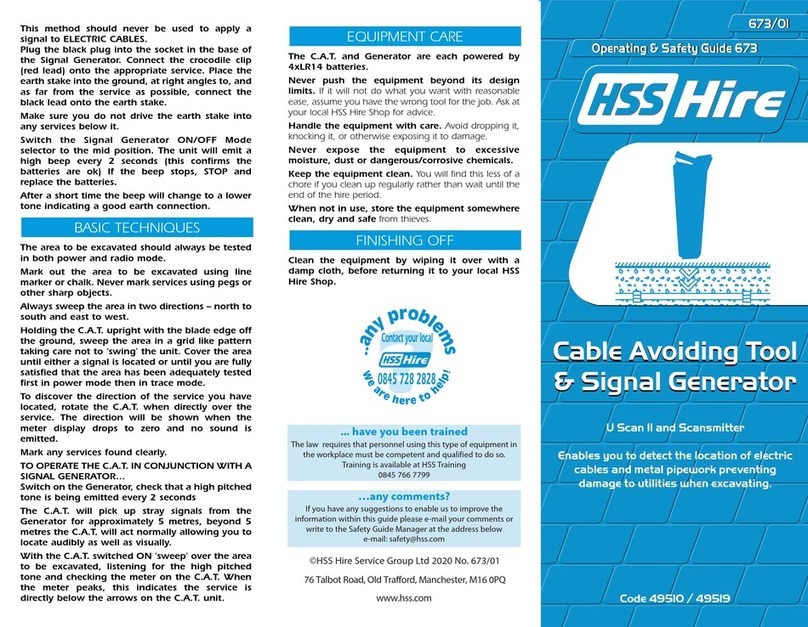 HSS Hire 49510 Operating & safety guide
