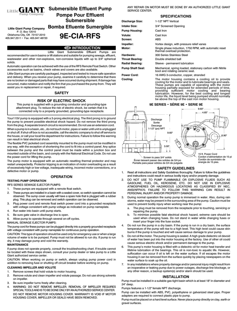Little Giant 9E-CIA-RFS quick start guide