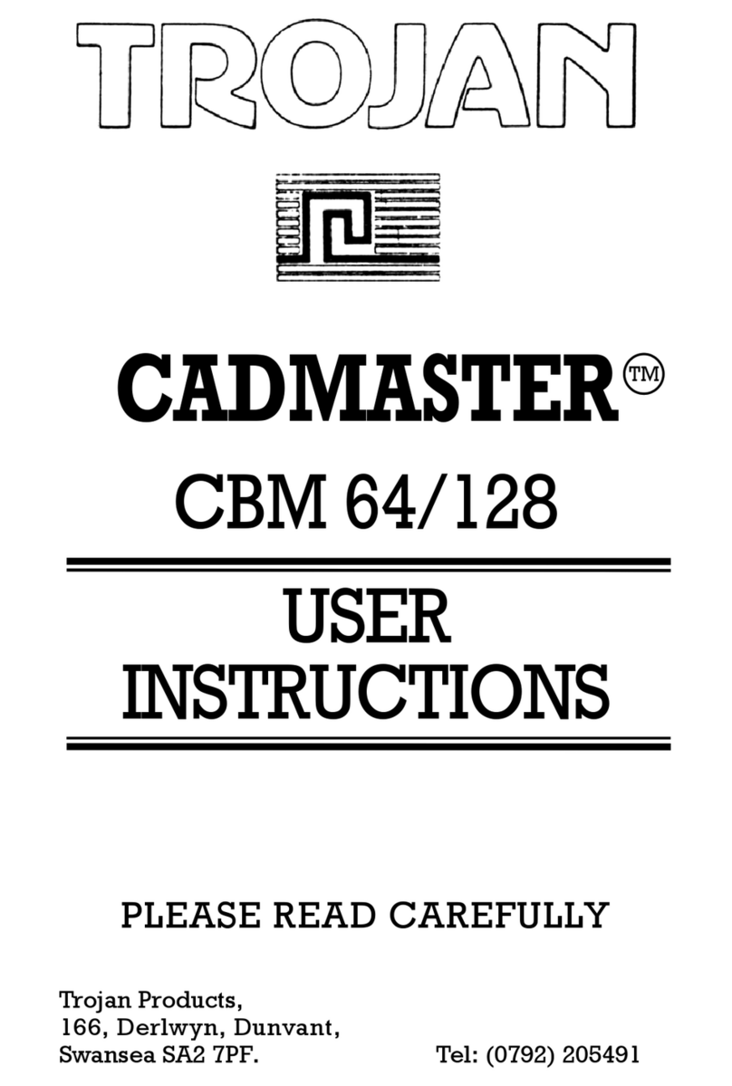 Trojan Cadmaster CBM 64 User instructions