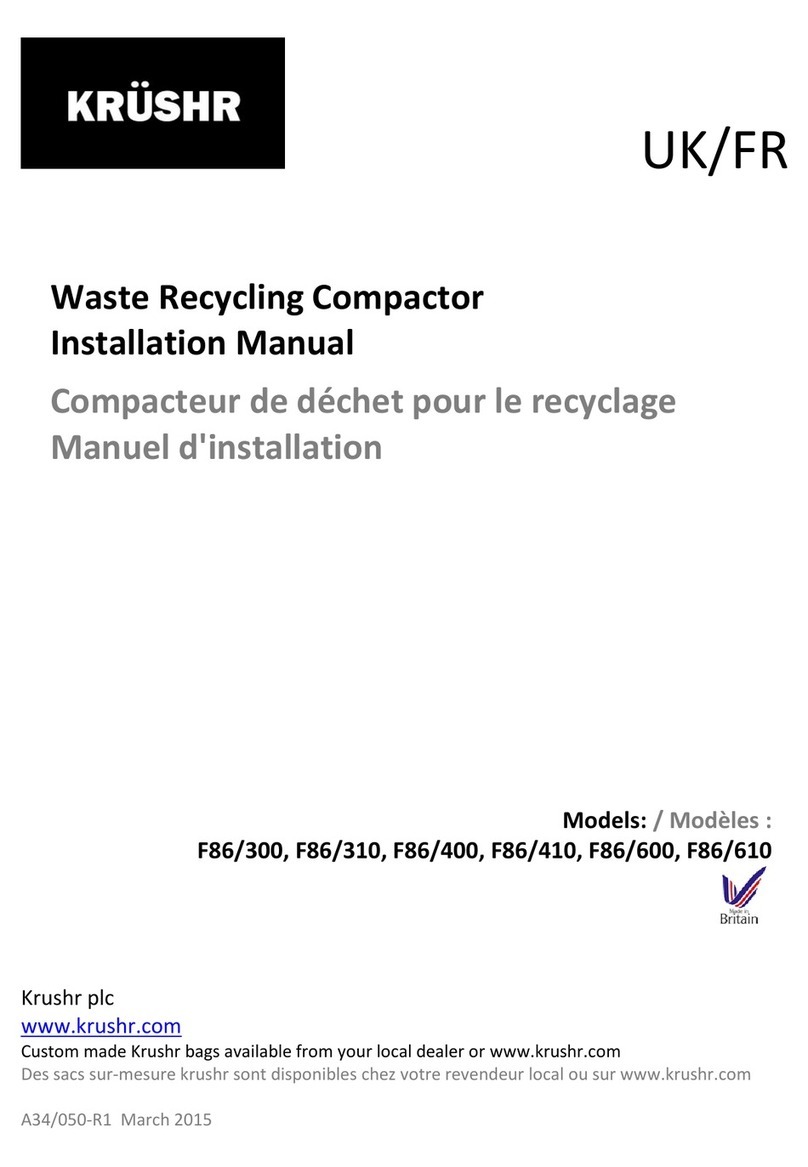 Krushr F86/300 installation manual