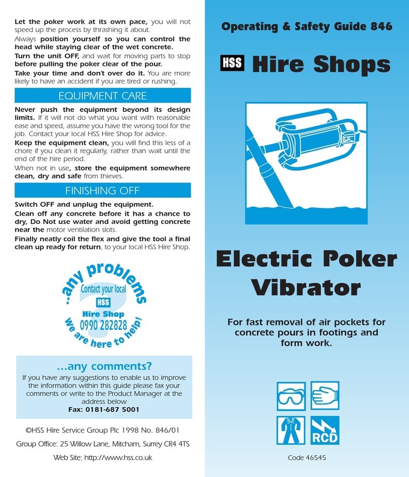 HSS Hire 46545 Troubleshooting guide
