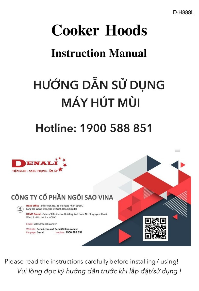 Denali D-H888L User manual