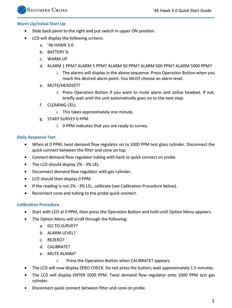 Southern Cross 46 Hawk 3.0 quick start guide