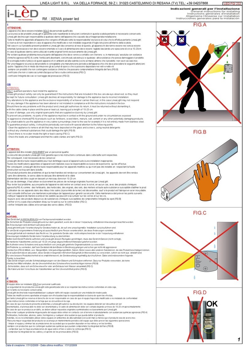 i-LED LED-FGI 232 Instruction manual