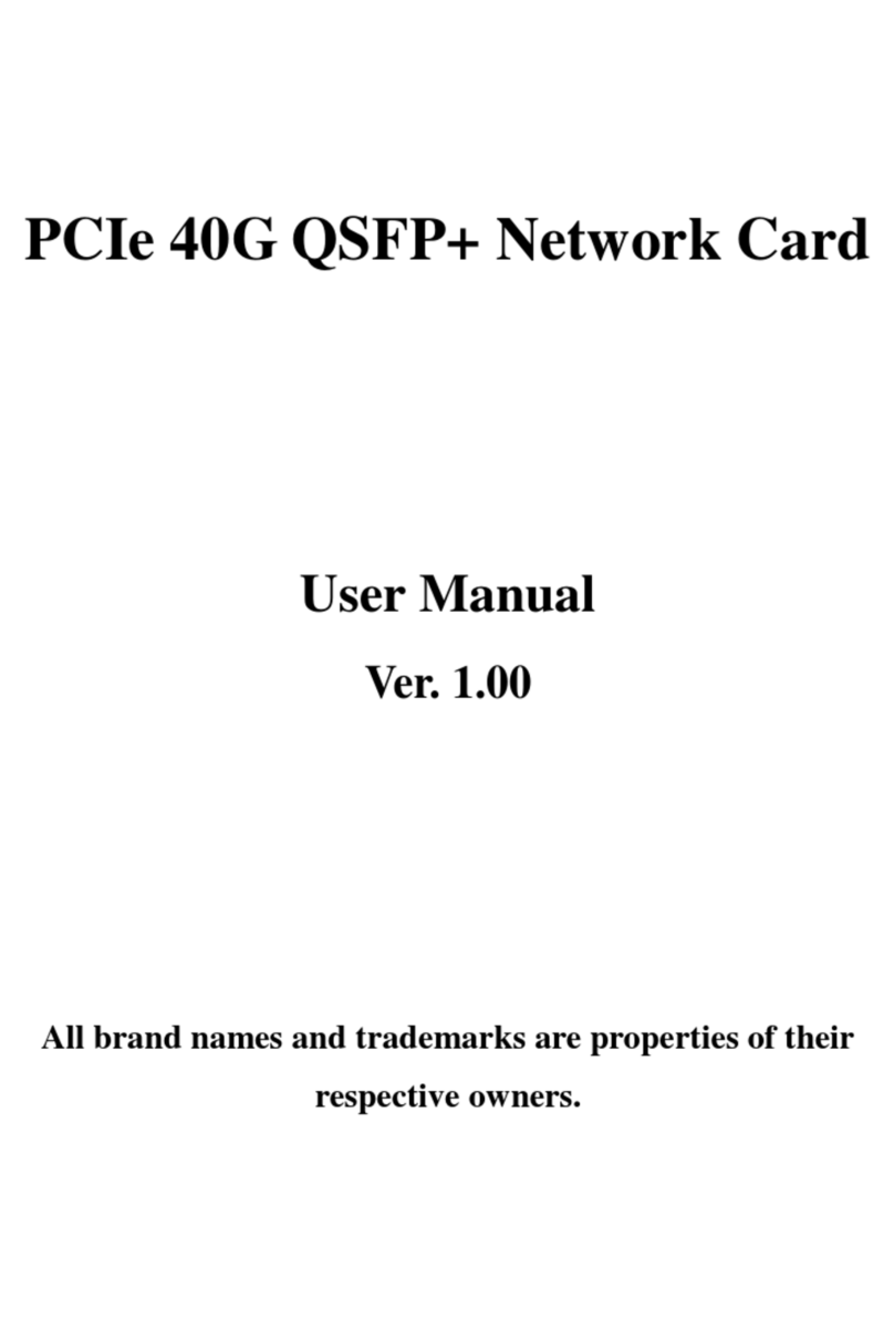 StarTech.com PCIe 40G QSFP+ User manual