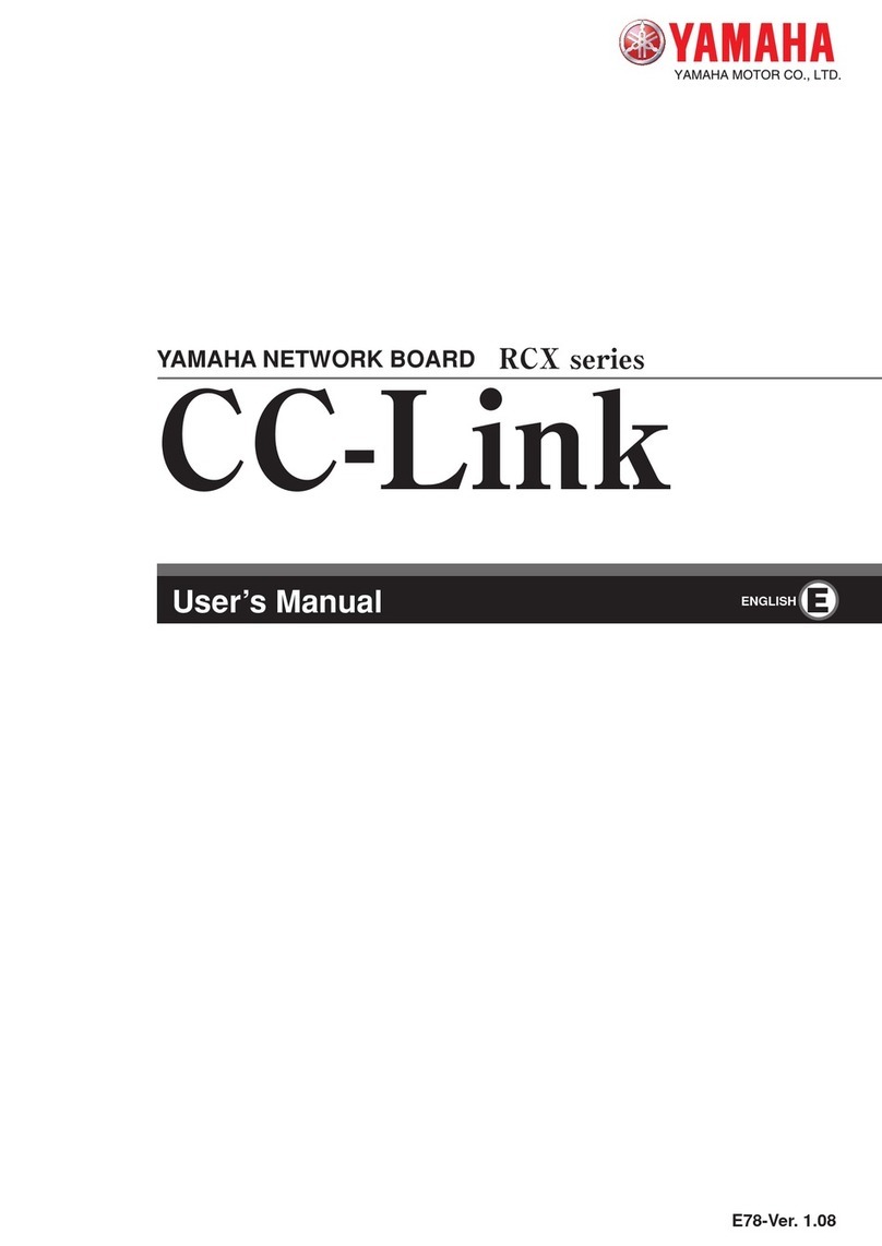 Yamaha RCX series User manual
