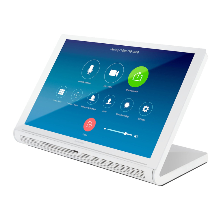 Crestron TS-770 User manual