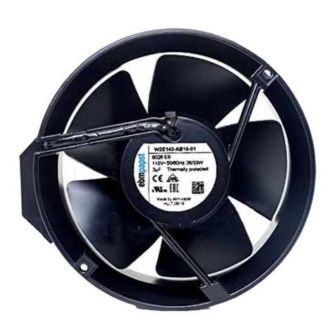 Ebmpapst W2E143-AB15-01 User manual